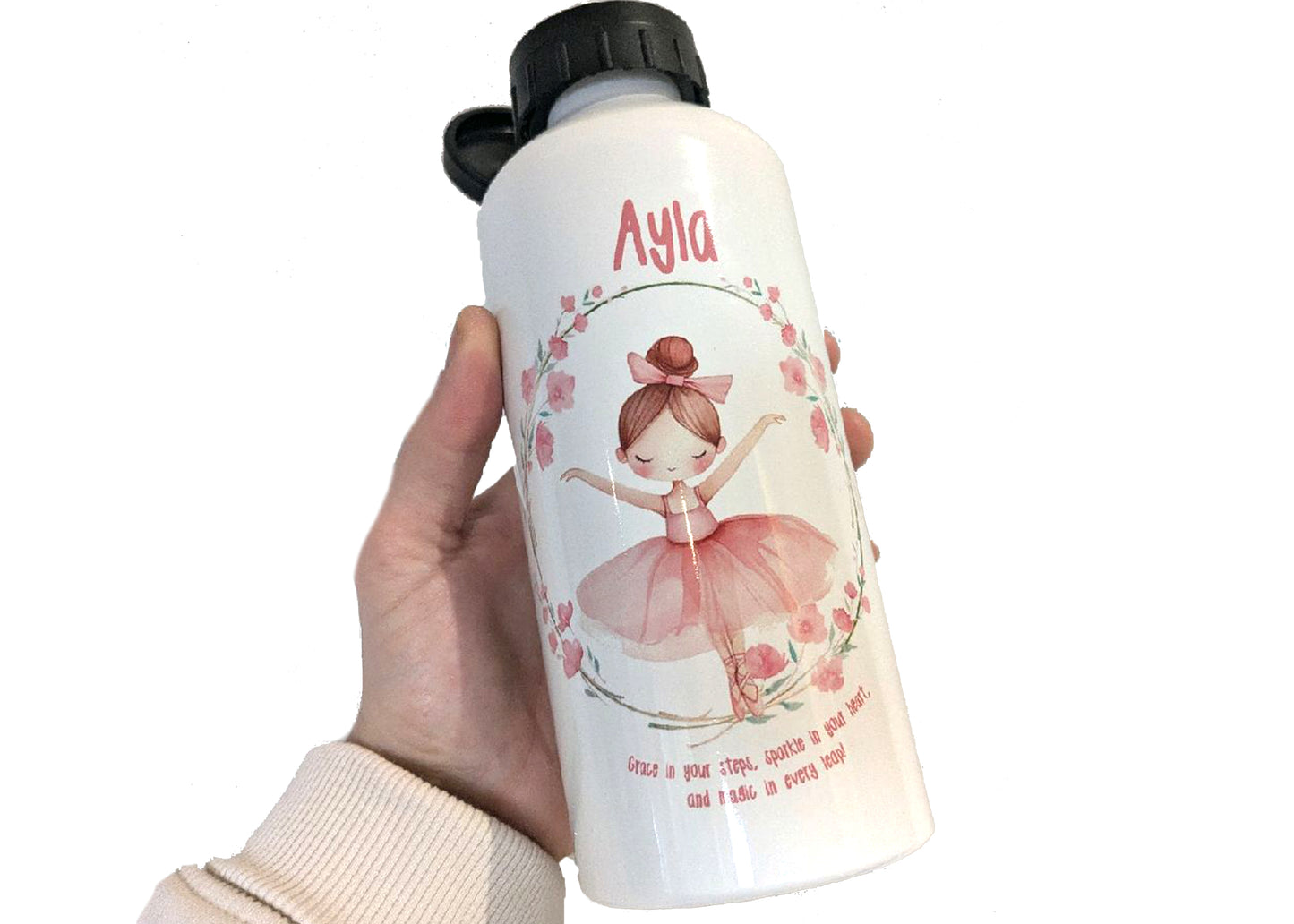 Ballerina Drawstring Sequin Reveal Childrens Bag