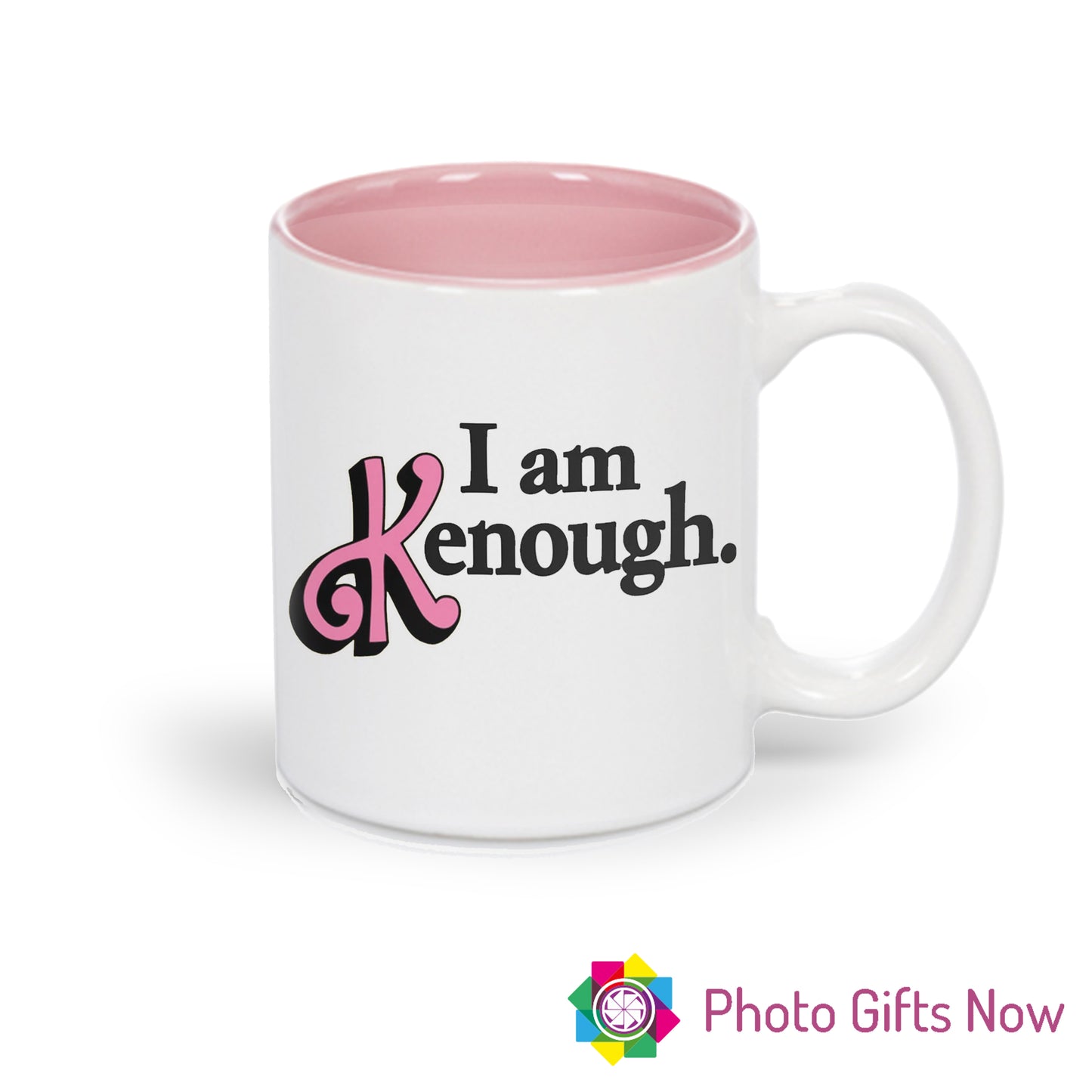 Personalised 11oz White OR Pink Mug || Kenough, Just Ken, Barbie ||