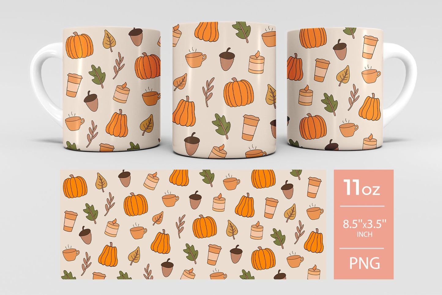 Halloween Mug || Pumpkin Spice || Coffee, Tea, Latte Cup
