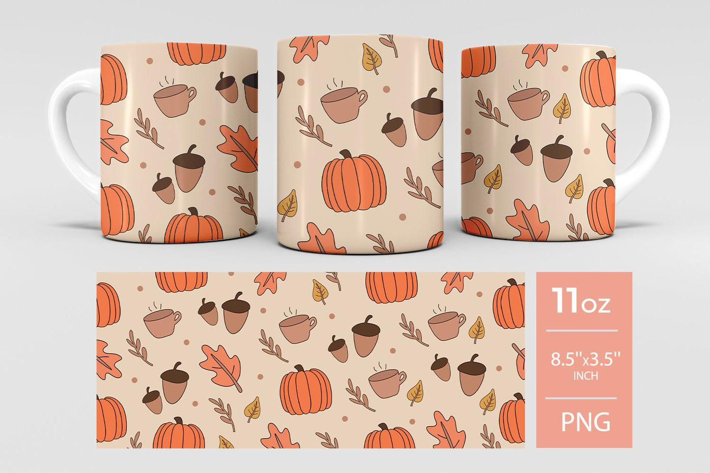 Halloween Mug || Pumpkin Spice || Coffee, Tea, Latte Cup