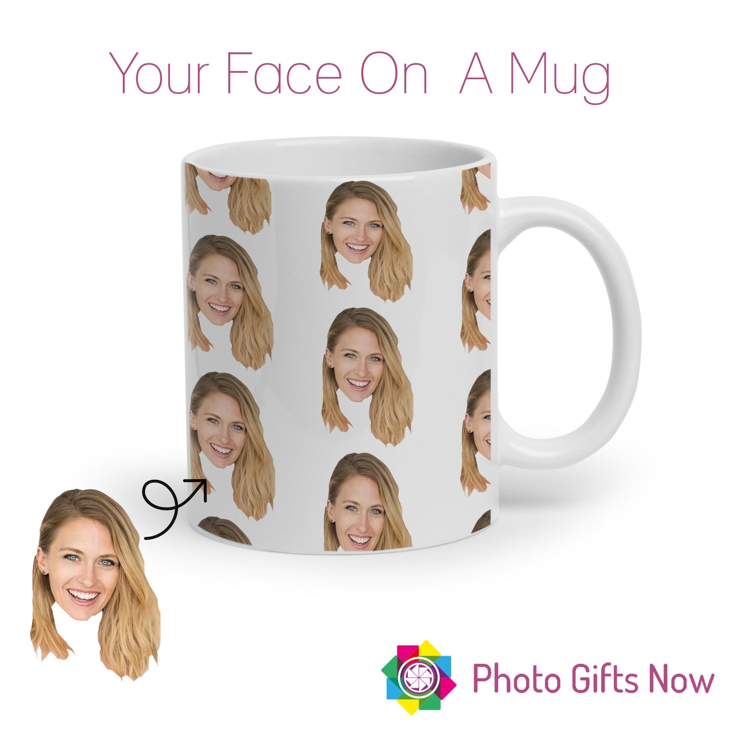 Face Mug || Photo Cup || Joke Gift ||