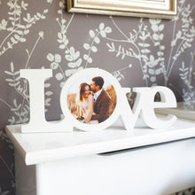 Load image into Gallery viewer, Personalised LOVE Photo Block || Own Photo || Gift Idea || Wedding || Anniversary