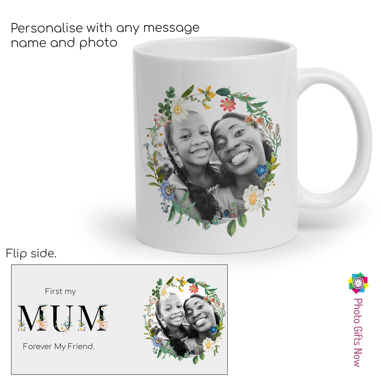 Mum || Grandma || Personalised 11oz Mug || Any Name & Image