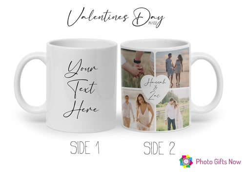 Personalised Valentines Day 11oz Standard Mug || Coaster || High Gloss Finish
