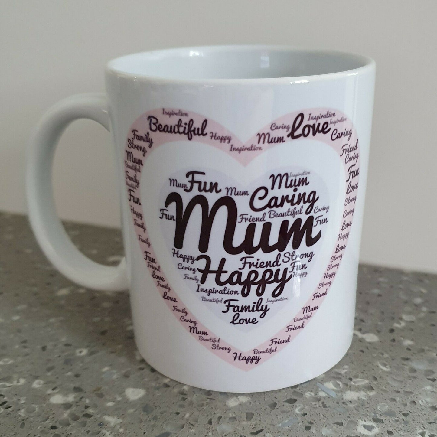 Personalised 11oz Mug || Grandma || Mum Design || White or Pink