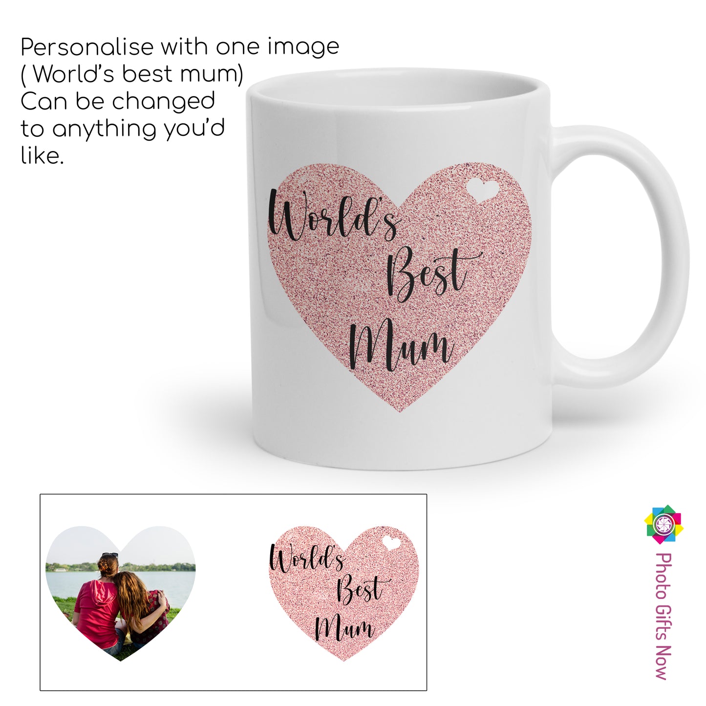 Mum || Grandma || Personalised 11oz Mug || Any Name & Image