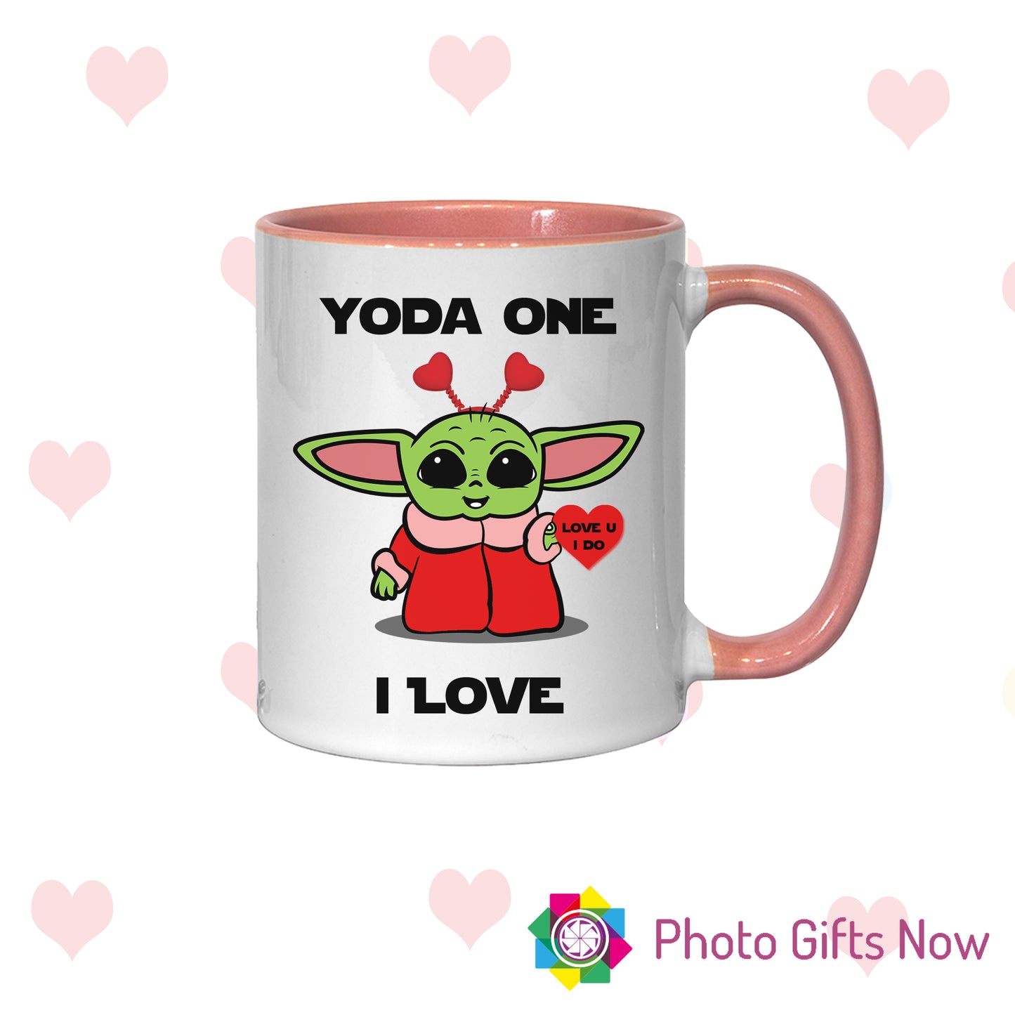 Personalised Valentines Yoda Mug || Yoda Best || Joke Gift || Starwars || Mandalorian