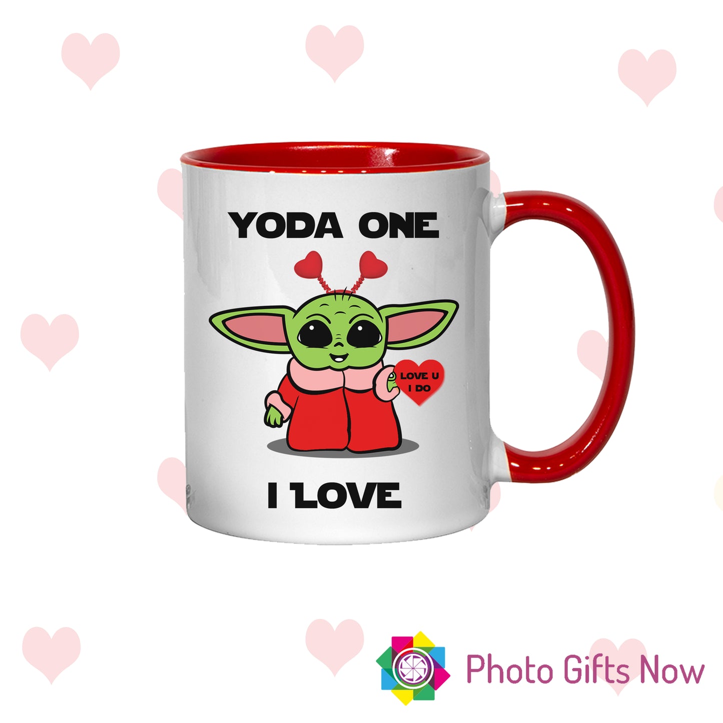 Personalised Valentines Yoda Mug || Yoda Best || Joke Gift || Starwars || Mandalorian
