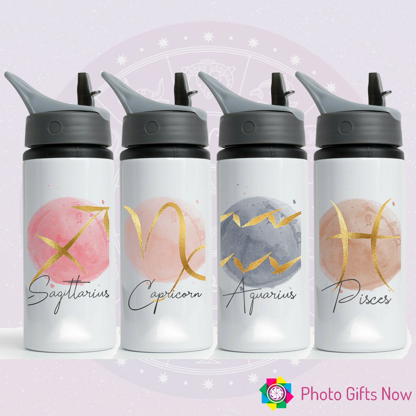 Personalised Star sign Bottles || BPA FREE || 625ml