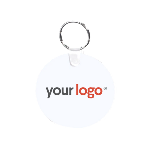 Branded Acrylic Circle Key Ring
