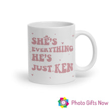 Load image into Gallery viewer, Personalised 11oz White OR Pink Mug || Kenough, Just Ken, Barbie ||