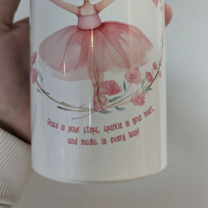 Ballerina Drawstring Sequin Reveal Childrens Bag