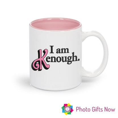 Personalised 11oz White OR Pink Mug || Kenough, Just Ken, Barbie ||