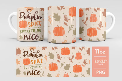 Halloween Mug || Pumpkin Spice || Coffee, Tea, Latte Cup