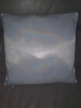 Load image into Gallery viewer, Personalised Glitter Effect Cushion || Holographic || Flamingo Design