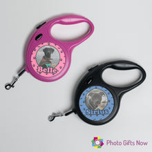 Load image into Gallery viewer, Personalised Pet Lead || Pink OR Black