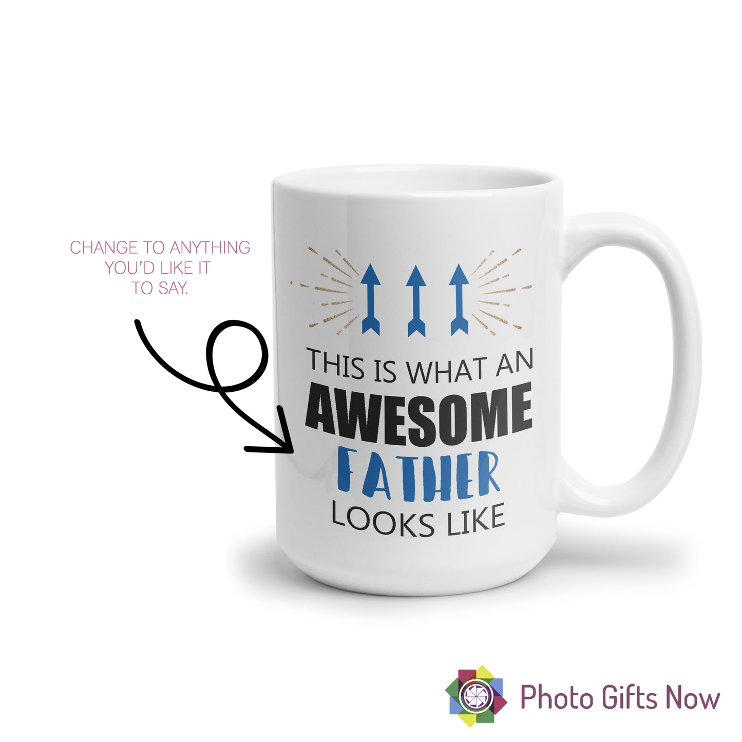 Personalised AWSOME Dad Mug || Grandad Mug|| Custom Cup