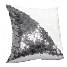 Load image into Gallery viewer, ISLAND Personalised LOVE Sequin Cushion || Rose Gold or Silver || WITH Insert Gift