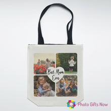 Load image into Gallery viewer, Mum || Grandma  ||  Luxury Canvas Tote bag || Reusable Shopping Bag