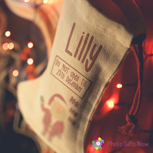 Personalised Christmas Stocking || Perfect Gift || Own Image.