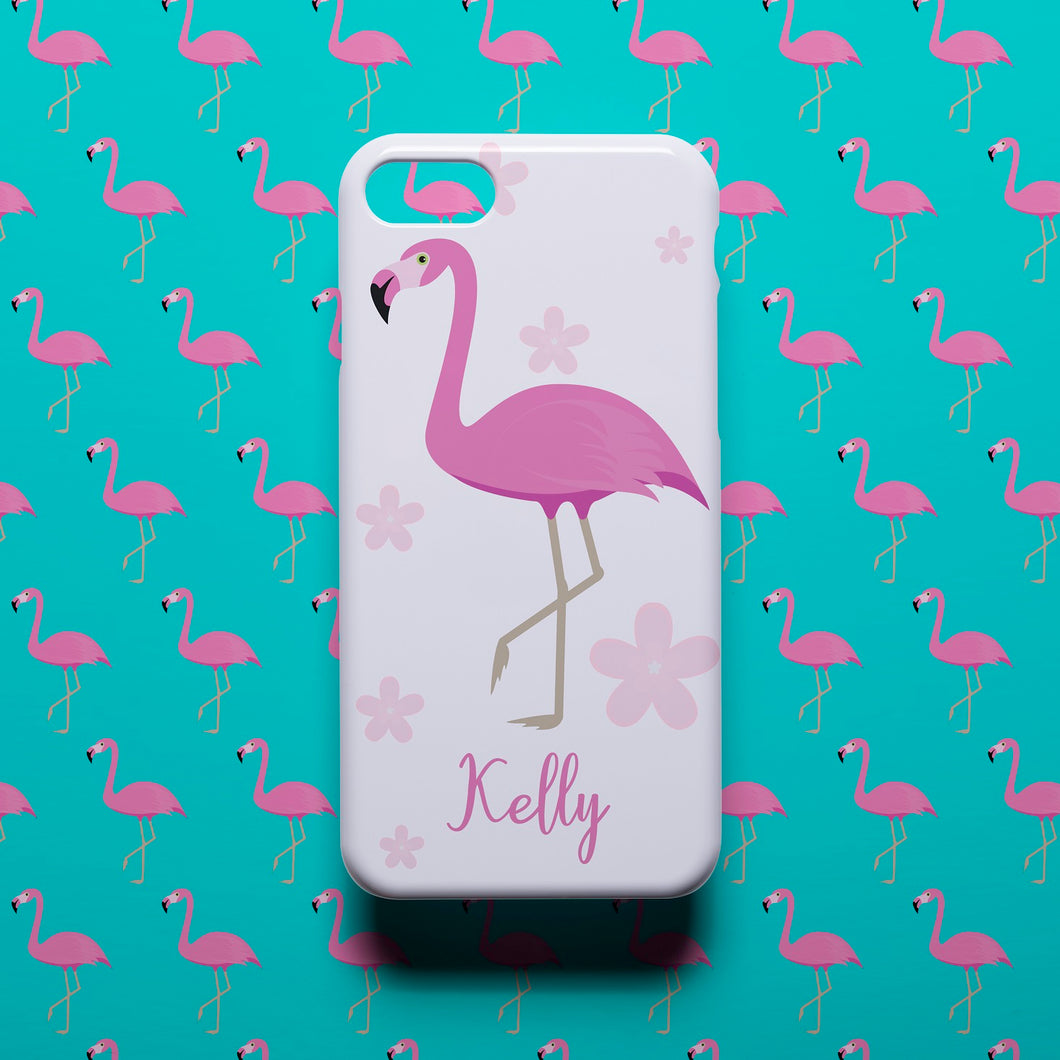 Samsung Galaxy Personalised Phone Case || Flamingo Design