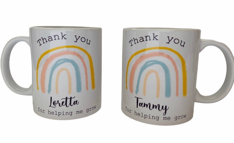 THANK YOU Teacher Personalised Coffee Mug