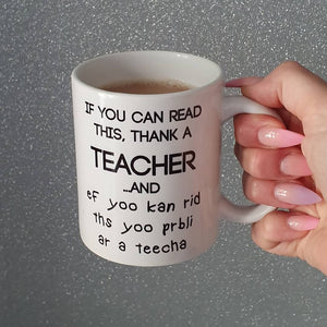 THANK YOU Teacher Personalised Coffee Mug