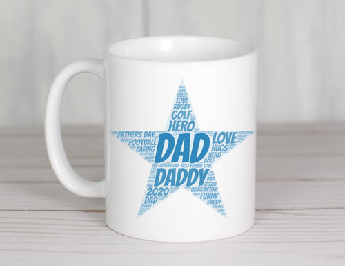 Word Collage || Father's Day Drinkware || Personalise with your words