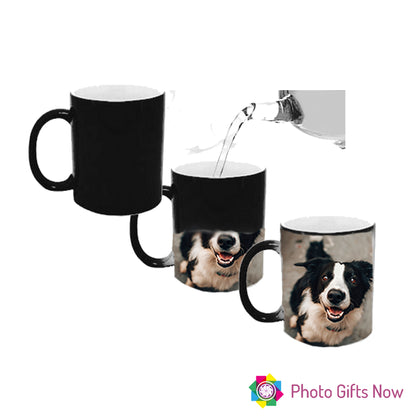 Personalised 11oz, 15oz Magic Mug || Heat Colour Changing