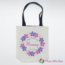 Load image into Gallery viewer, Mum || Grandma  ||  Luxury Canvas Tote bag || Reusable Shopping Bag