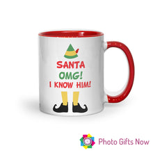 Load image into Gallery viewer, Christmas Grinch, Buddy the elf Movie Mug | Christmas Mug | Tea/ Coffee Cup |