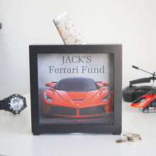 Load image into Gallery viewer, PERSONALISED Money Box || Wooden Piggy Bank || Saving Fund.