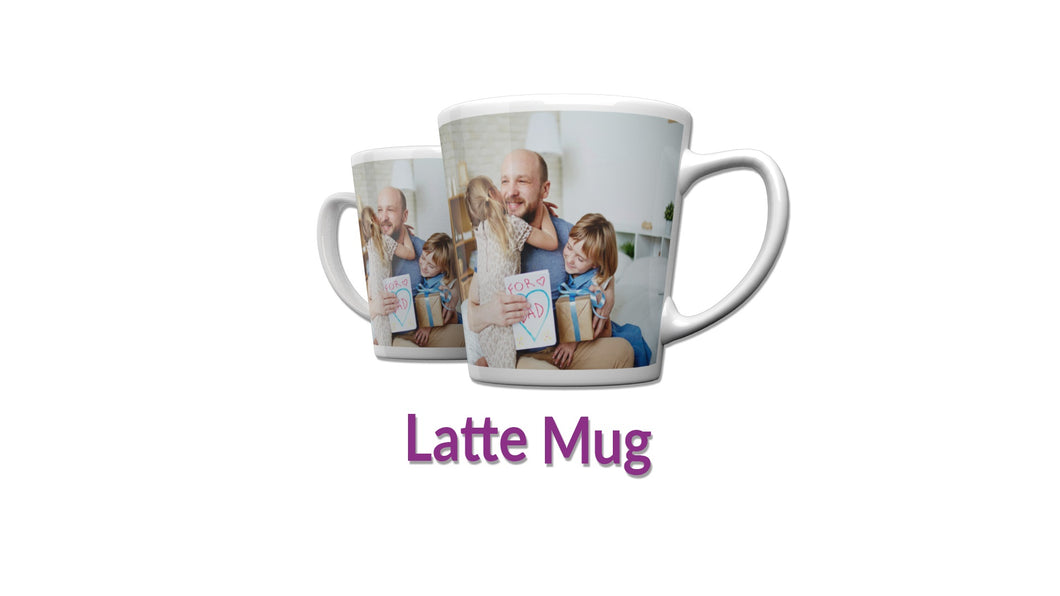 Personalised 12oz Latte Mug || Your Image || Design
