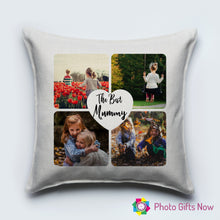Load image into Gallery viewer, Mum || Grandma || Personalised Luxury Soft Linen Cushion