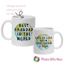 Load image into Gallery viewer, Best Grandad in the World Mug || Dad Gift  || Father&#39;s Day Gift for Him