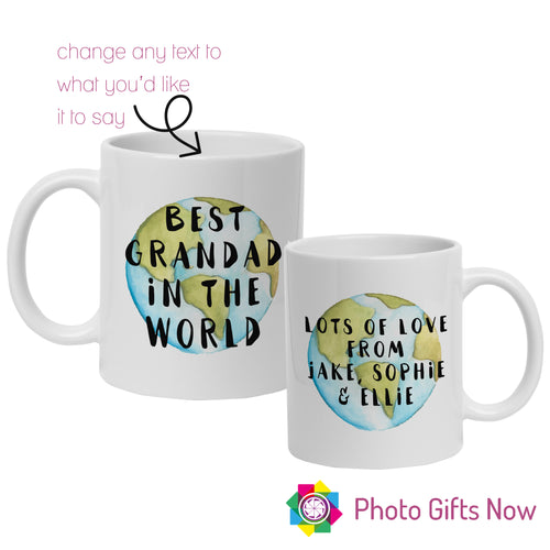 Best Grandad in the World Mug || Dad Gift  || Father's Day Gift for Him