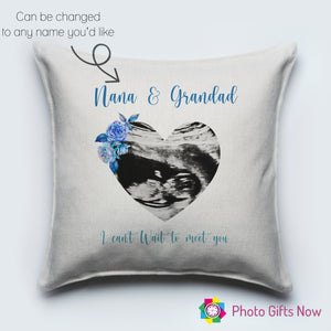 Linen Cushion || Scan Picture || First Time Parents ||