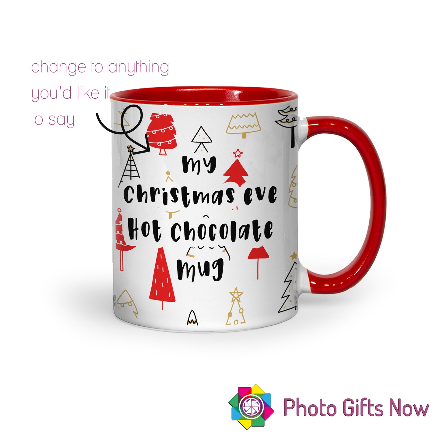 Christmas Eve Mug || Custom Tea/ Coffee Cup || Hot Chocolate