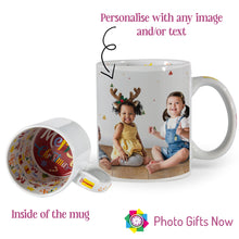 Load image into Gallery viewer, PERSONALISED Christmas 11oz Mug || Christmas cup with design inside