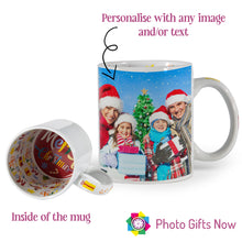 Load image into Gallery viewer, PERSONALISED Christmas 11oz Mug || Christmas cup with design inside
