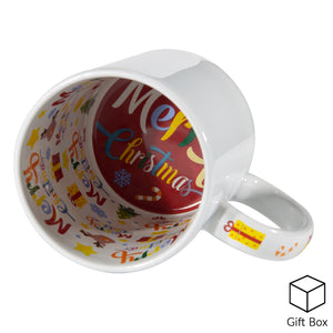 PERSONALISED Christmas 11oz Mug || Christmas cup with design inside