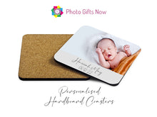 Load image into Gallery viewer, Personalised Coaster || Photo Printed || SQUARE - High Gloss Finish
