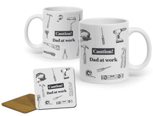 Load image into Gallery viewer, Personalised Dad Work, Tool Mug || Grandad Mug || Custom Cup