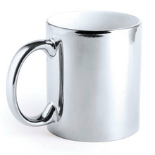 Load image into Gallery viewer, Personalised Mr &amp; Mrs || 11oz Silver Cup || Metallic Mug