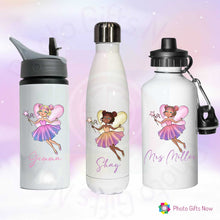 Load image into Gallery viewer, PERSONALISED Fairy Water Bottle ||  625ml, 600ml, 500ml ||  BPA free