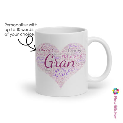 Mum || Grandma || Personalised 11oz Mug || Any Name & Image