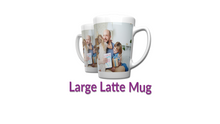 Load image into Gallery viewer, Personalised 17oz Latte Mug || Your Image || Design