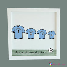 Load image into Gallery viewer, Personalised Square Photo Block || Family Football Shirt