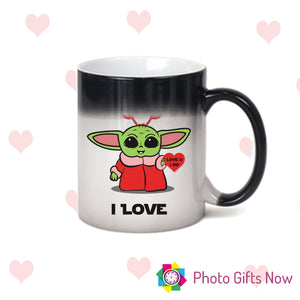Personalised Valentines Yoda Mug || Yoda Best || Joke Gift || Starwars || Mandalorian