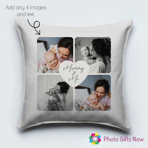 Personalised Mother's Day Cushion || Luxury Soft Linen Cushion || WITH Insert